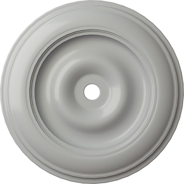Ekena Millwork Classic Ceiling Medallion (Fits Canopies up to 8 1/4"), Hand-Painted Frost, 44 1/2"OD x 4"ID x 4 "P CM44CLFRF - main